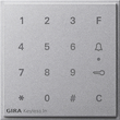 851365 Gira Aufsatz Codetastatur Gira TX_44 F Alu Produktbild front S