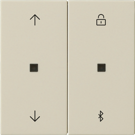 536701 Gira S3000 Jalousie- und Schaltuhr Bluetooth System 55 Cremeweiß Produktbild front M