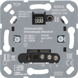 540000 Gira S3000 Universal LED Tastdimmer Standard Einsatz Produktbild