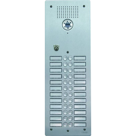 AX2024PTTVI Fermax Türstation UP INOX Antivandal VIDEO 2 reihig mit 24 Tasten Produktbild front M