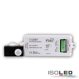 112587 Isoled LED PIR Bewegungs Sensor mit Sensorkopf, Reichweite 3 m, 230V, m Produktbild