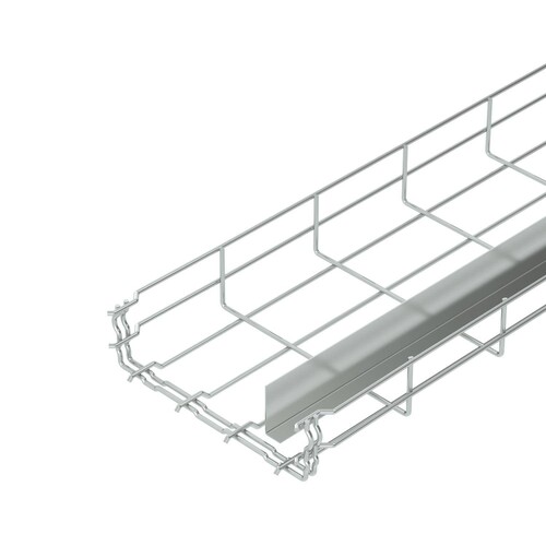 6006455 Obo GRM T 55 200 G Gitterrinne GRM mit 1 Trennsteg 55x200x3000 Stahl g Produktbild