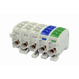 80151000 Hora ZK 25/5 5x4 CU 080150 1 4 gr gr gr bl gn Hauptleitungsklemme BGV Produktbild front M