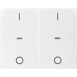 80962379 Berker BERKER KNX K.1 Abdeckung für Tastsensor Modul mit I/O Symbol 2fa Produktbild