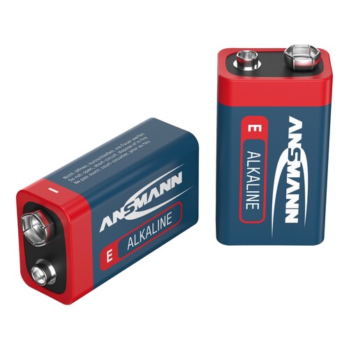 1515-0000 Ansmann RED Alkaline Batterie 9V Block E / 6LR61 1er Blister Produktbild