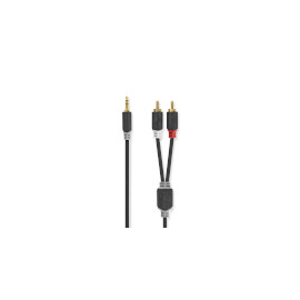 CABW22200AT10 Nedis Stereo Audiokabel 1m 3,5mm Klinken Stecker - 2x Cinch-Stecker Produktbild