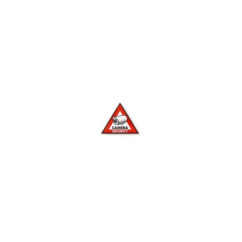 STCKWC105 Nedis Warnaufkleber | Symbol für die Kamerasicherheit | Set aus 5 St Produktbild Front View L