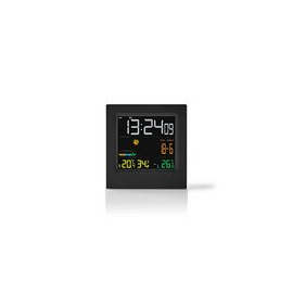 WEST404BK Nedis Wetterstation | Drahtloser Sensor | Wecker | Wettervorh Produktbild