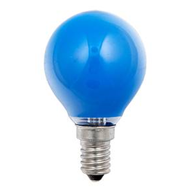 40268 Scharnberger+H. Tropfenlampe 45x75 mm E14 230V 25W blau Produktbild