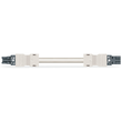 771-8982/007-704 Wago Verbindungsleitung Buchse Stecker 2 polig, dunkelgrau Produktbild