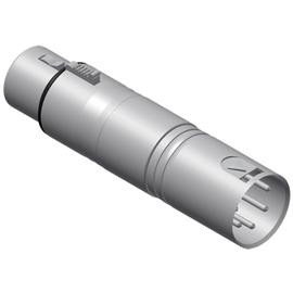 VC155 Procab Adapter XLR Bu. 3Pin auf XLR St. 5Pin DMX Produktbild front M