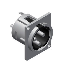 VC3MDL Procab XLR Einbaustecker, D-Size Produktbild front M