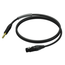 PRA723/01,5 Procab Kabel XLR Bu. auf 6,3mm Klinken St. stereo / 1,5m Produktbild front M