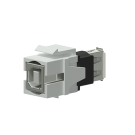 VCK620/W Procab Keystone Adapter USB 2.0 A auf USB 2.0 B, drehbar, weiß Produktbild