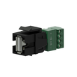 VCK625/B Procab Keystone Adapter USB 2.0 A auf Klemmanschluss, schwarz Produktbild front S