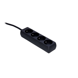 PSC104/05 Procab Netzleiste 4 fach, 3G1.5, Anschlusskabel 5m Produktbild front M