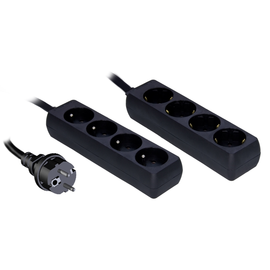 PSC204/01,5 Procab Netzleiste 4 fach, 3G2.5, Anschlusskabel 1,5m Produktbild front M