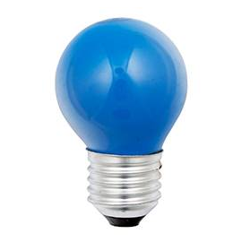 40278 Scharnberger+H. Tropfenlampe 45x69 mm E27 230V 25W blau Produktbild