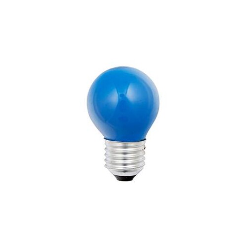 40278 Scharnberger+H. Tropfenlampe 45x69 mm E27 230V 25W blau Produktbild Front View L