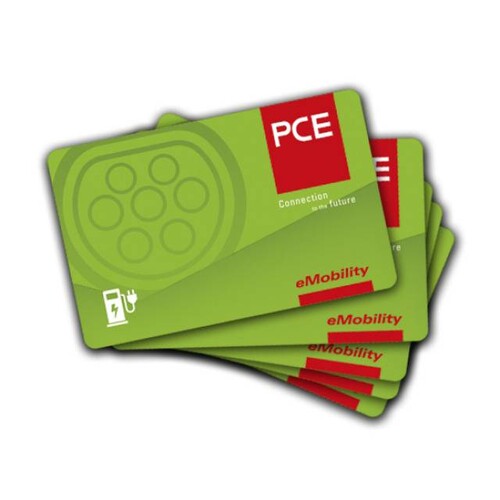 107955 PCE RFID Karte mit PCE Logo Mifare Produktbild Front View L