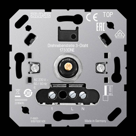 1733DNE Jung Drehnebenstelle 3-Draht Produktbild front M