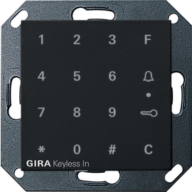 2605005 Gira Gira Keyless In System 55 Codetastatur Farbe schwarz matt Produktbild