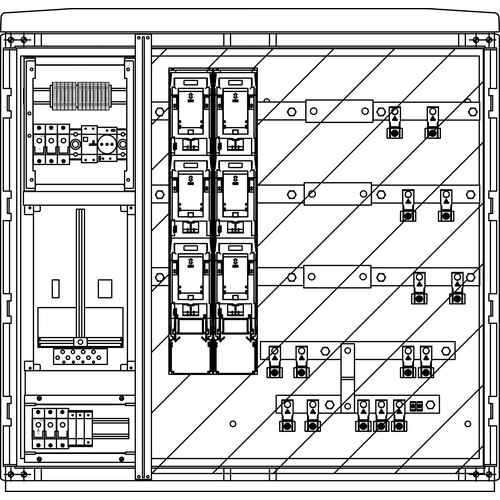 ESMWBF250.1 Elsta-Mosdorfer MW F 250A ESPOT 2x125A Produktbild Front View L