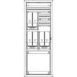 N3B1O2R-R Elsta-Mosdorfer ZVR N 3Z B 1GF oben 2GF rechts (leer) Produktbild