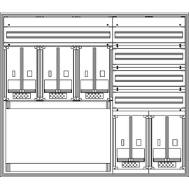 N5E1O3R Elsta-Mosdorfer ZV N 5Z E 1GF oben 3GF rechts (leer) Produktbild