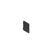 22169707 Zumtobel SUP2 TRACK U END PLATE BK Abschlussplatte Produktbild