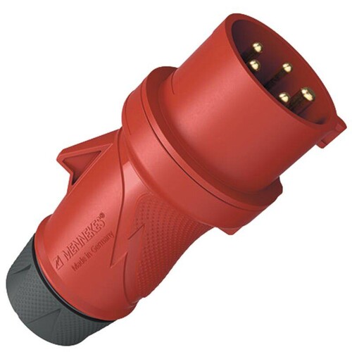 13510 Mennekes Stecker ProTOPXtra ErgoCONTACT 16A 5p 400V 6h IP44 Produktbild Additional View 1 L