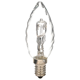 42909 Scharnberger+H. Halogenlampe Xenon Kerzenform gedreht 35x100mm E14 230 240 Produktbild front M