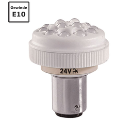 29796 Sirena LED Leuchtmittel 24V AC/DC weiß Sockel BA15d Ausf. LD 145 F Produktbild front M