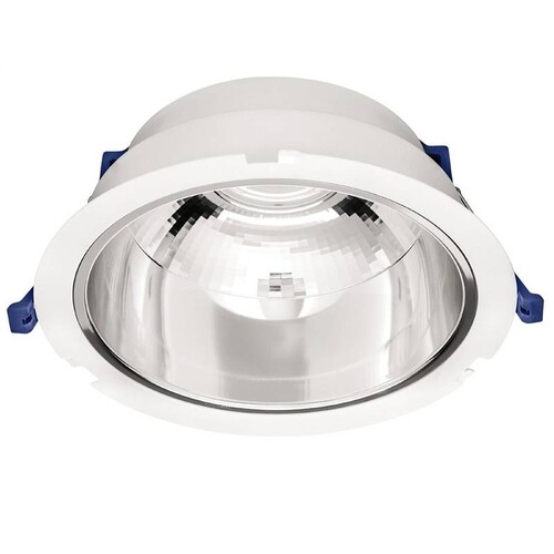 28002270 E-Term Downlight DLA G2 200mm 2000/3000lm 840 SNC EM MOD Produktbild Front View L