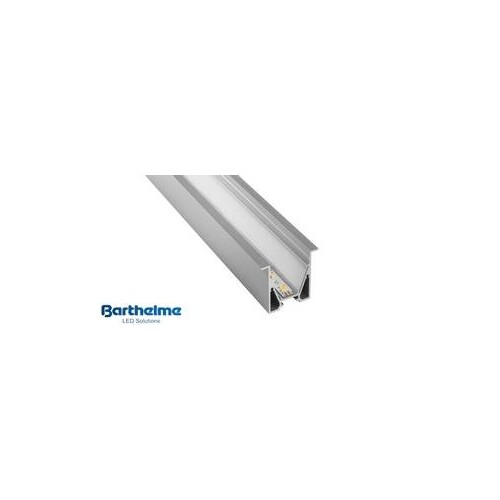 62399833 Barthelme CATania 3030 T Leuchtenprofil, Aluminium, eloxiert, 3, Produktbild Front View L