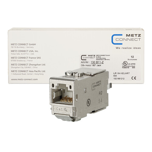 130B11-Z Metz Connect C6Amodul 180° Jack Produktbild