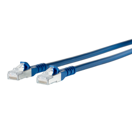 1308450544-E Metz Connect Patchkabel RJ45 Cat.6A AWG26S/FTP LSHF 0,5 m blau Produktbild