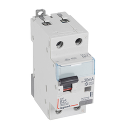 410967 Legrand DX3 FILS B25A 1P+N 6KA 30MA A Produktbild front M