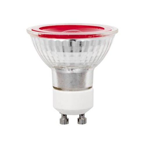 38277 Scharnberger LED Reflektorl. PAR16 GU10 220-240V 5W 50Lm rot 38° Produktbild Front View L