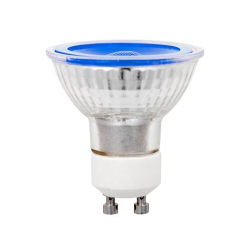 38283 Scharnberger LED Reflektorl. PAR16 GU10 220-240V 5W 40Lm blau 38° Produktbild Front View L