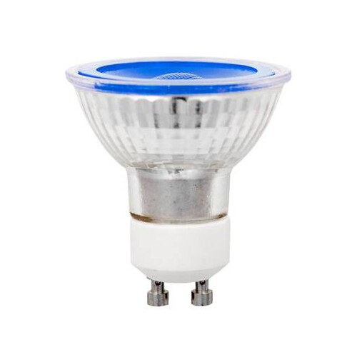 38283 Scharnberger LED Reflektorl. PAR16 GU10 220-240V 5W 40Lm blau 38° Produktbild Front View L