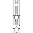 3293 Göhre Verteilersäule 306 m. MoPlatte SV:EHZ 345x1450x240 BxHxT Produktbild