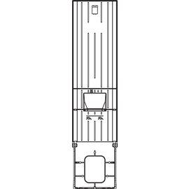 3293 Göhre Verteilersäule 306 m. MoPlatte SV:EHZ 345x1450x240 BxHxT Produktbild