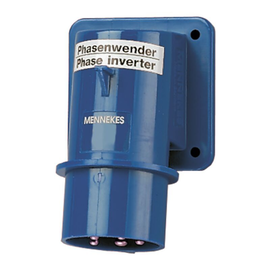 913 Mennekes MENNEKES CEE Phasenw. Anbaugerätestecker 32A 5p 230V 9h IP44 Produktbild front M