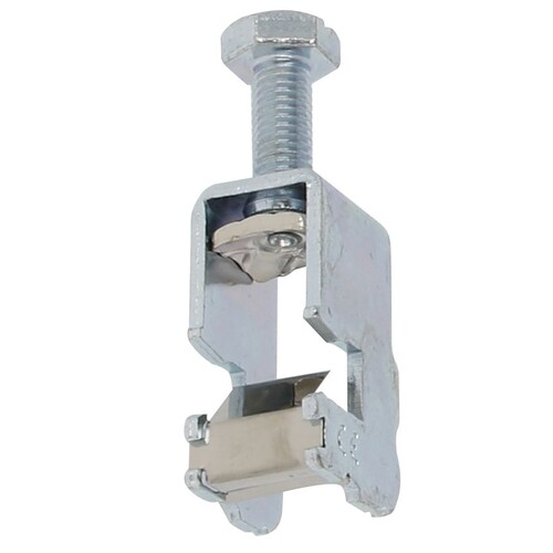 116083 K Electric Bügelklemmen für AL/CU 120mm2 für Schiene 10mm Produktbild Front View L