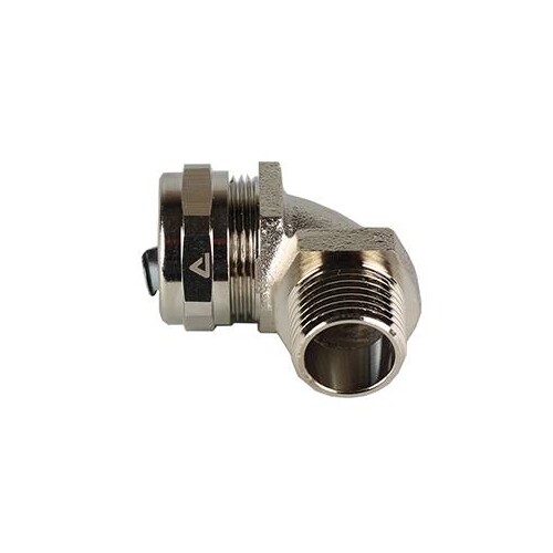 7149112 Anamet 90° COMPACT ELBOW FITTING NICKEL PLATED BRASS, IP 66/67 & LN   NP Produktbild Front View L
