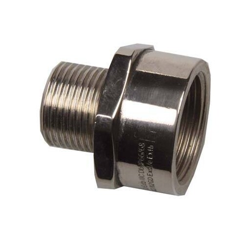 7828160 Anamet ATEX ADAPTER NICKEL PLATED BRASS   NPT 1/2   NPT 3/8 Produktbild Front View L