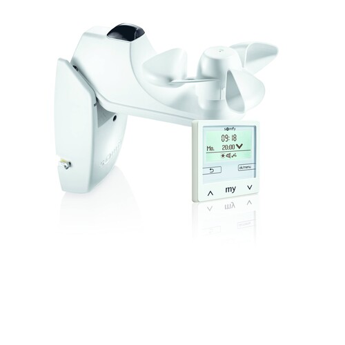 1818317 Somfy Soliris Smoove Uno Pure White, inkl. Steuerger.,So/Wi F o.Rah Produktbild Front View L