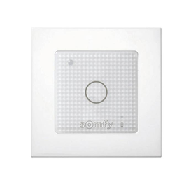 1822651 Somfy Smoove Lighting io Wandsender Licht inkl. Rahmen Pure Produktbild front M