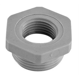 88708237 S.I.B. RKP Reduzierung M32/M20 PA6 RAL7035 Schlüsselweite 36mm, Gewind Produktbild front M